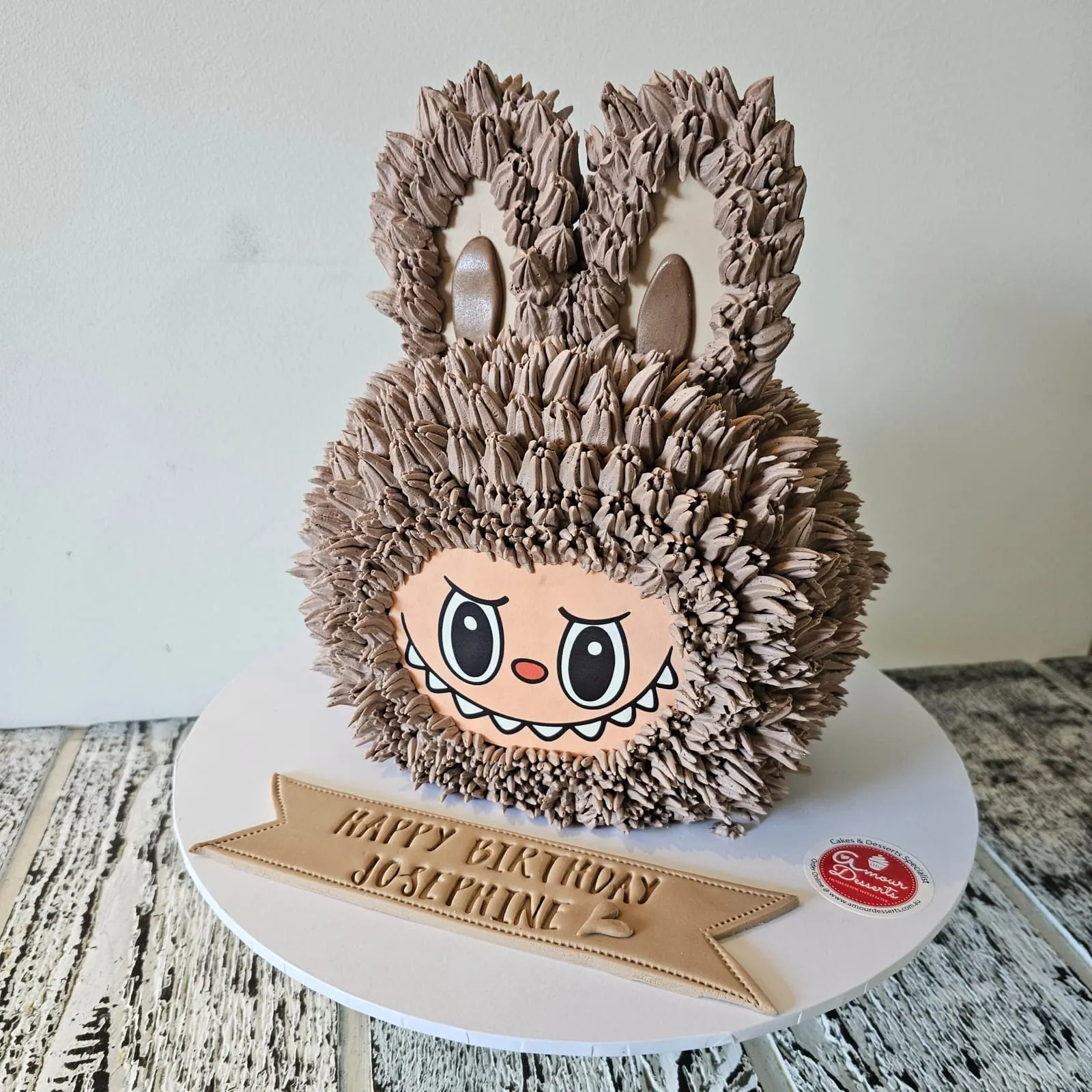 Buttercream birthday cake made by Amour Desserts in Melbourne