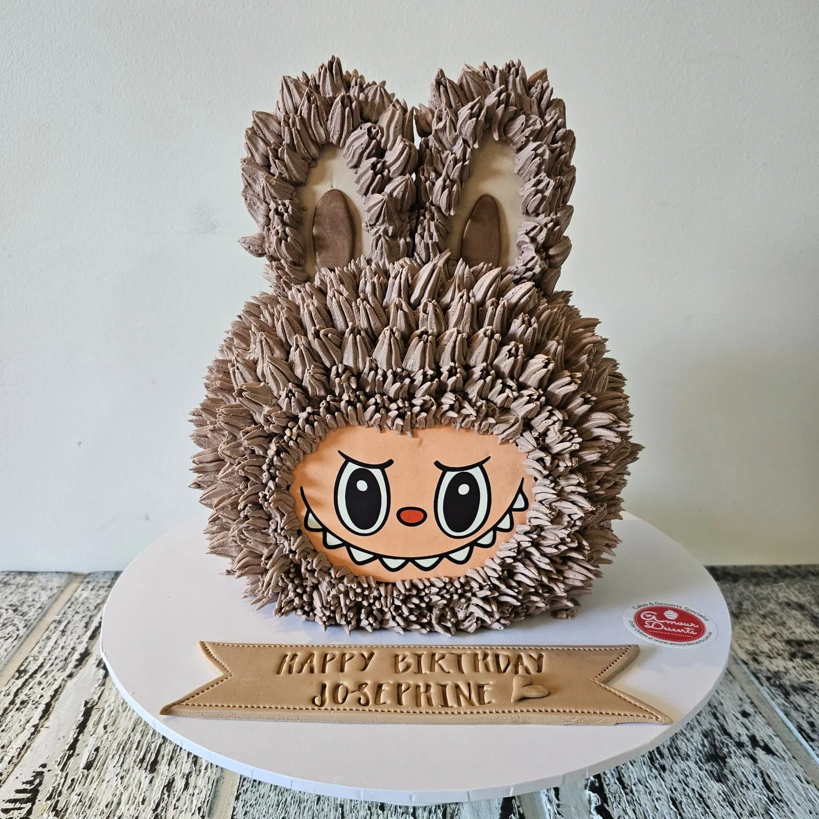 Celebration birthday cake made by Amour Desserts in Melbourne